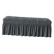 thumbnail image 4 of Funda de banco de seersucker, funda de banco, diseño de falda, funda rectangular larga para silla Gris oscuro, 4 of 9
