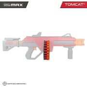 DART ZONE Max Tomcat 50-Round Half-Length Dart Superdrum, 50-Dart Rotating Drum for Toy Foam Blasters Using Half-Length Darts