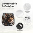 thumbnail image 4 of Balery Steampunk Squirrel Pilot Pantalones cortos deportivos para mujer con forro y dos bolsillos, elásticos, para entrenamiento, gimnasio, yoga-Small, 4 of 7
