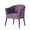 Plum/Matte Black, variant on GDF Studio Fayette Contemporary Fabric Club Chair, Plum and Matte Black