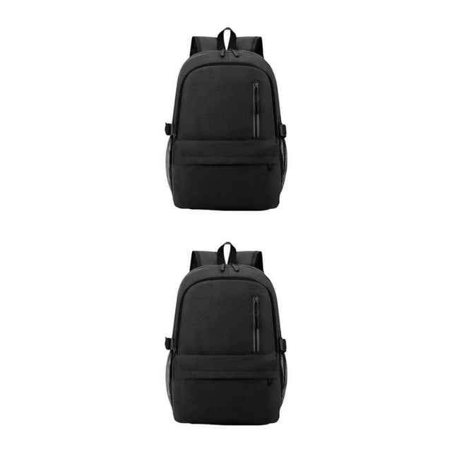 kurtrusly Stylish Shoulder Bag For Traveling - Lightweight Durable Multipurpose MBusiness Travel Backpack black 2Set