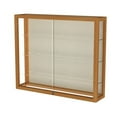 thumbnail image 5 of Waddell 890K-WB-AK Heirloom 36 x 30 x 8 in. Wall Case with 3 Shelves, White Back - Autumn Oak, 5 of 6