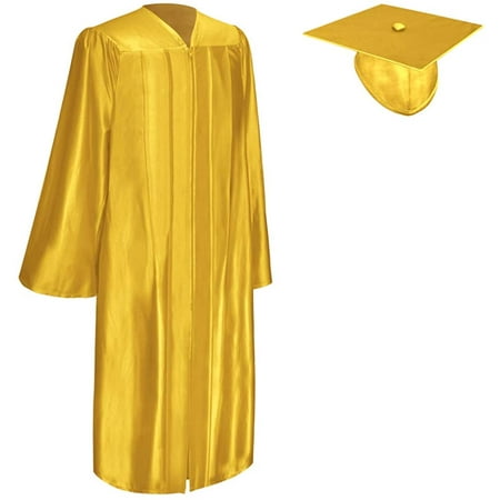 

Endea Graduation Shiny Cap and Gown (Gold 45XL (5 0 - 5 2 ))