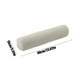 thumbnail image 2 of Funda de almohada cilíndrica blanca para dormir de lado, 60x15x15cm, 2 of 6