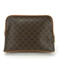 thumbnail image 3 of Pre-Owned Celine pouch, macadam leather, brown, accessories, women's, CELINE (Good), 3 of 11