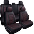 thumbnail image 3 of GEARTRIONICSPART Silverado, Leather, Comfortable, Seat Covers, 3 of 9