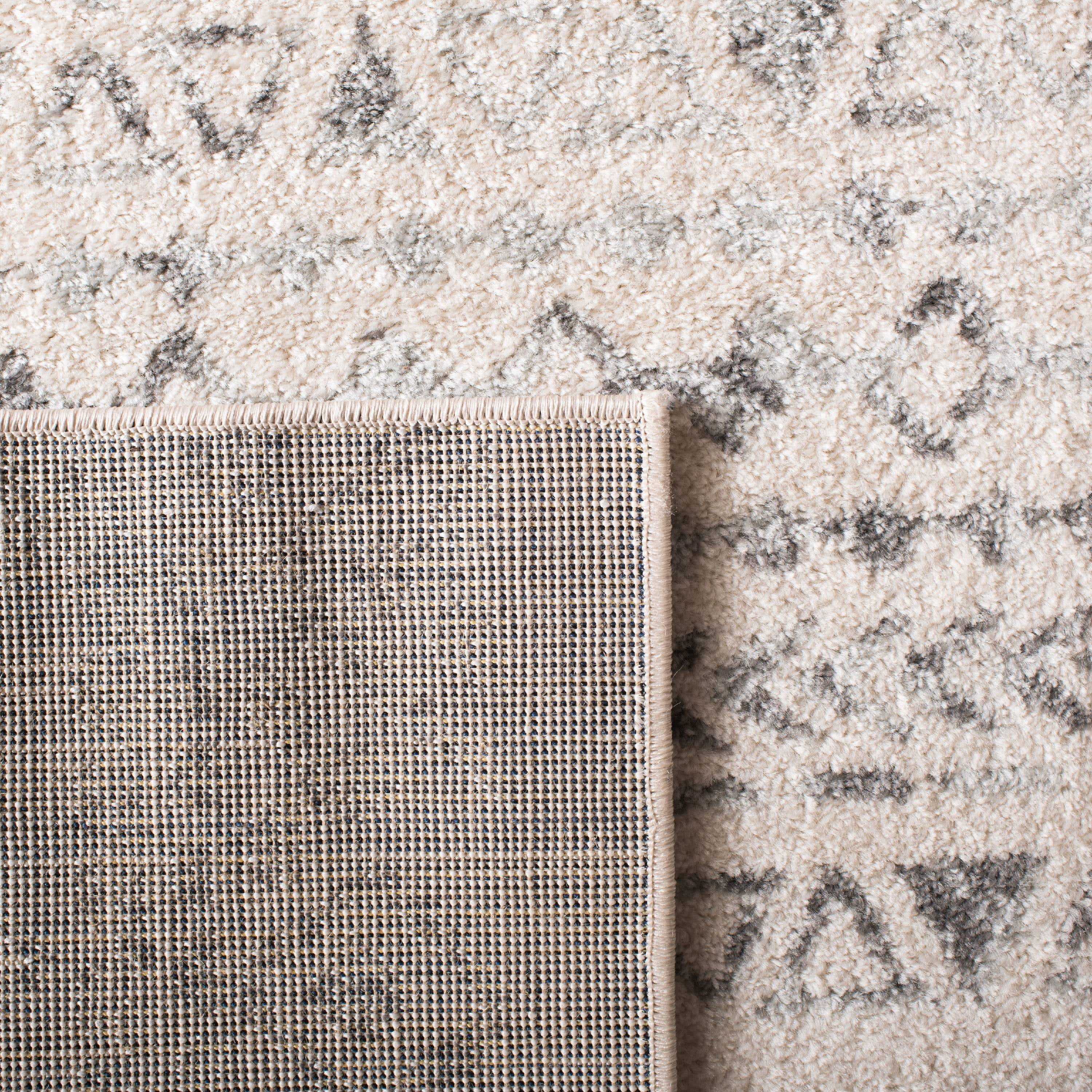 SAFAVIEH Tulum Ronald Distressed Area Rug, Ivory/Grey, 8' x 10'
