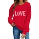 thumbnail image 5 of TaTaai Hoodies Shirts for Women Early Fall Long Sleeve Tops Vintage Graphic Outfits Tops Fashion Pullover Tees Gift, 5 of 6