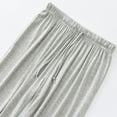 thumbnail image 4 of SWSMCLT Women Summer Pajamas Pants Soft Pj Bottoms Lounge Sleep Pants Lightweight Straight Leg Casual Lounge Cool Comfy Grey Small, 4 of 5