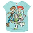 thumbnail image 4 of Disney Pixar Toy Story Woody Buzz Lightyear Forky Little Girls 3 Pack T-Shirts Toddler to Big Kid, 4 of 5