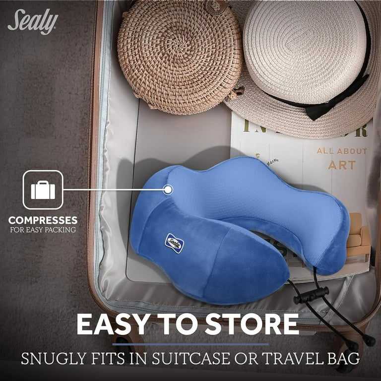 ♡SEALYシーリー 2WAY NECK PILLOW♡ Amazon.com: Sealy Travel Pillow – Airplane Pillow for Neck
