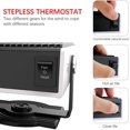 thumbnail image 3 of Car Heater And Fan 2 In 1, 12V Portable Windshield Defog Fan With Large Air Outlet, Low Noise, 180° Rotation, Plug Into Cigarette Lighter (White), 3 of 5