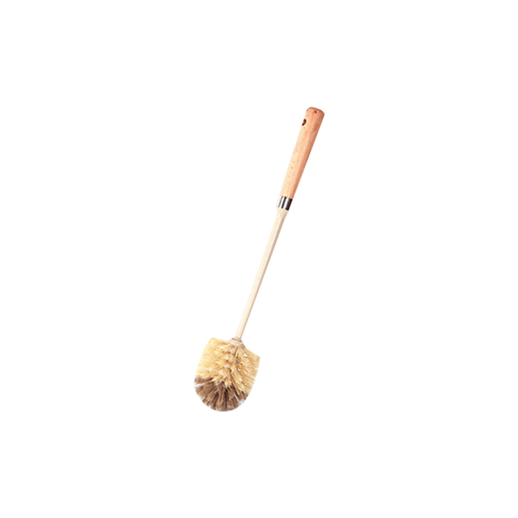 Wooden Household Handle Toilet Brush Without Dead Ends Cleaning Tools