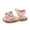 Pink, variant on shoper Girls Sandals Size 5 Easy On/off Floral White Sandals Open Toe Breathable Toddler Footwear Non- Toddler Girls Sandals Pink 28