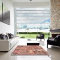 thumbnail image 7 of Ahgly Company Machine Washable Indoor Square Abstract Chestnut Red Area Rugs, 5' Square, 7 of 7