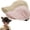 Pink+khaki, variant on Sunscreen Baseball Hat, UV Protection Hiking Fishing Hats Wide Brim Cap Adjustable Ponytail Cap for Golf Beach, Beige