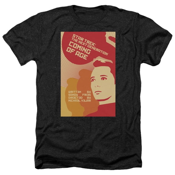 Star Trek - Tng Season 1 Episode 19 - Heather Short Sleeve Shirt - Large