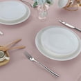 thumbnail image 6 of Rectangle Tablecloth 60x120 inch Tablecloth Stain and Wrinkle Resistant Washable Polyester Table Cloth, Decorative Fabric Table Cover for Dining Table, Buffet Parties and Camping Blush, 6 of 6