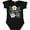 AB-Black, variant on Inktastic Louisiana Girl Magnolia Flowers and Leaves Girls Baby Bodysuit