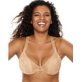 thumbnail image 1 of Women's Just My Size MJ1204 Modern Curvy Embellished Plunge Bra (Soft Taupe 38D), 1 of 2