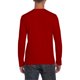 thumbnail image 3 of Gildan - Suave camiseta básica de manga larga para hombre (Rojo), 3 of 4