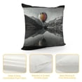 thumbnail image 4 of Orinice Balloons Graphic Decorative Throw Pillow Cover for Home Couch Living Room Bed Sofa Soft and Durable 24x24in, 4 of 5