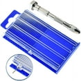 thumbnail image 4 of 20 pc Mini HSS Twist Micro-Drill Bits Set Index 61-80 w/Steel Hand Drill hobby, 4 of 9