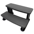 thumbnail image 2 of Puri Tech Universal Spa & Hot Tub Outdoor Steps No Slip Grip Support - Light Grey, 2 of 4