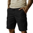thumbnail image 5 of Fewfanhot Men's Big & Tall Multi-Pocket Cargo Shorts, Elastic Waist Drawstring Casual Outdoor Summer Shorts, S-5XL, 5 of 5