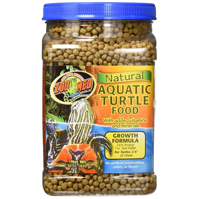 Alimento para Tortugas Acuáticas Zoo Med Fórmula de Crecimiento 900 ml
