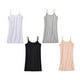 thumbnail image 4 of Chaleco de Modal para mujer, cuello en U, piel agradable al desnudo, vestido deslizante, camisones con tirantes, ropa interior de talla grande Prendas para la parte del cuerpo Color de piel S Minnieouse AP011308-16B, 4 of 6