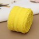 thumbnail image 2 of Bewildely Volumen 9.1m 40mm Tela Encaje Bordado Bilateral Cinta Ribete Costura Decoración del hogar amarillo Bewildely JJ21331-04, 2 of 6