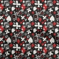 thumbnail image 1 of oneOone Cotton Poplin Twill Maroon Fabric Poker Card Fabric For Sewing Printed Craft Fabric By The Yard 56 Inch Wide, 1 of 4