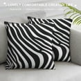 thumbnail image 3 of Nawypu Zebra Printing Throw Pillow Covers Decorative Couch Pillow Cover Soft Cushion Covers Cases Modern Home Decor for Couch Sofa Bed (Zebra Printing), 3 of 5