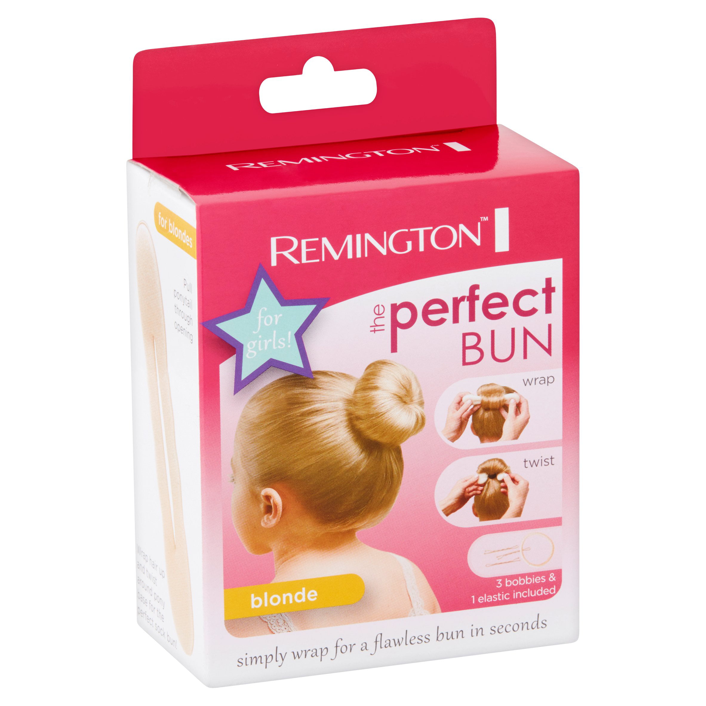 Remington the Perfect Bun for Girls Blonde Bun Tool 
