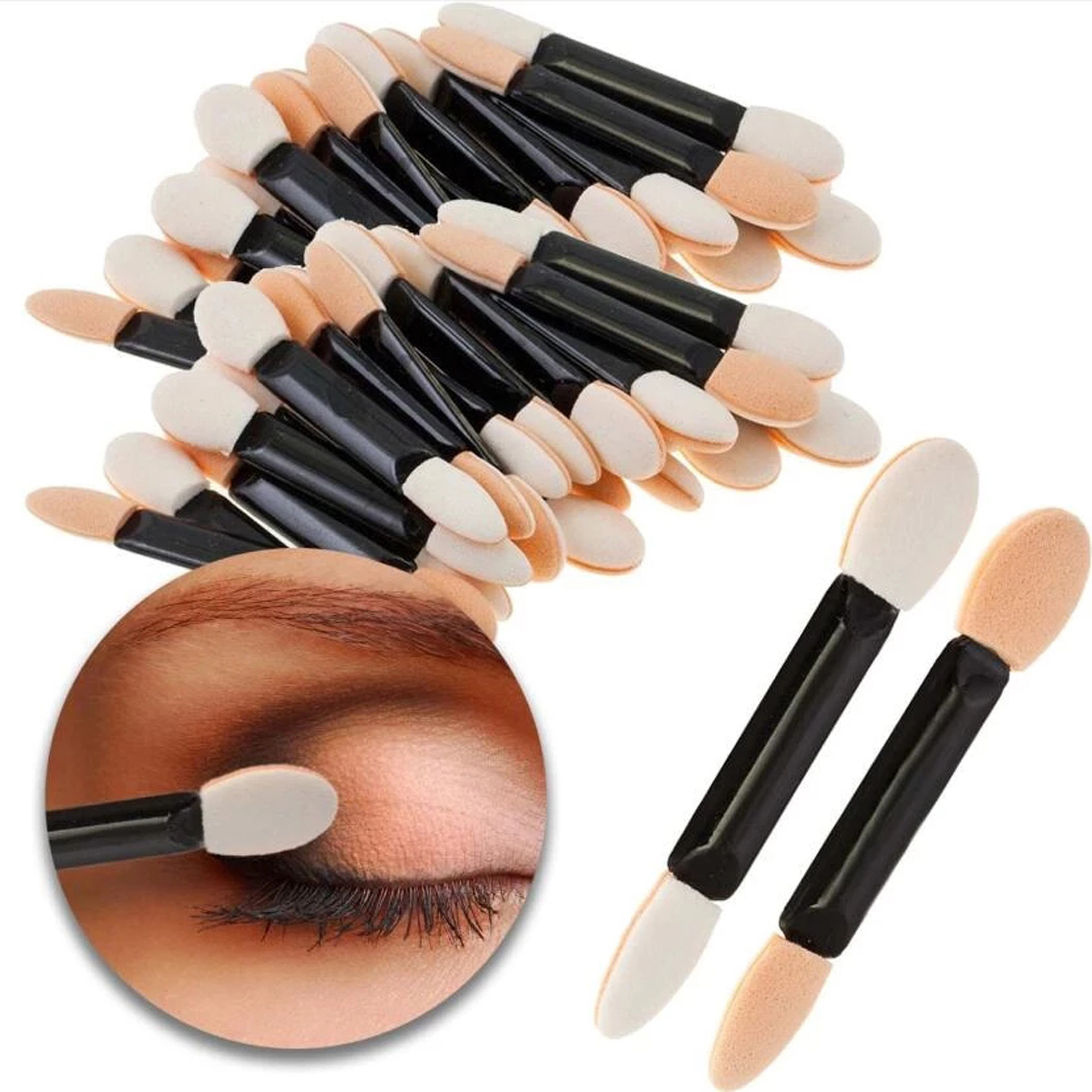 200/150/100/50/10/Pack Disposable Eyeshadow Brush,DoubleSided Eye