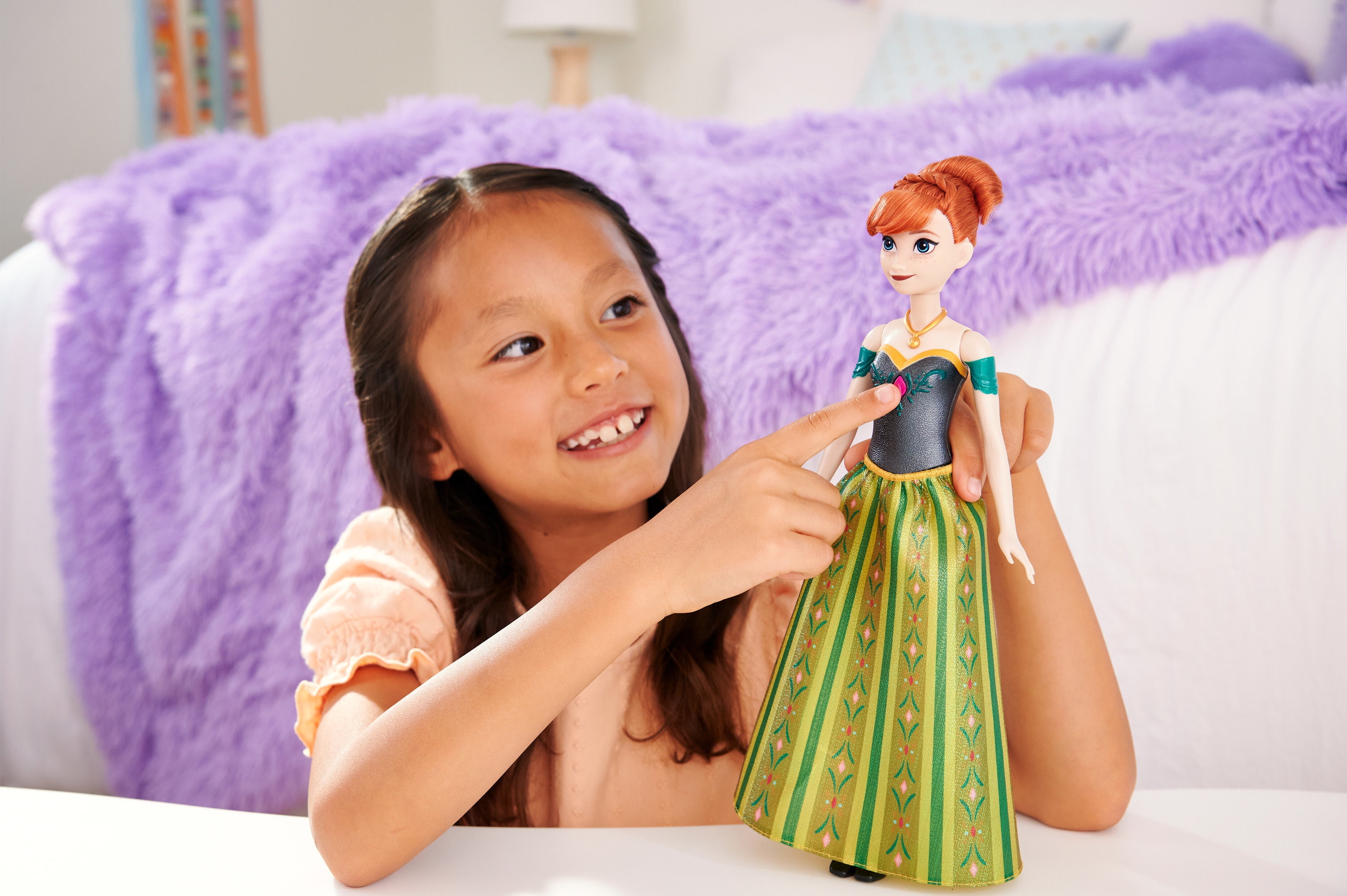 Disney Frozen Toy Singing Anna Doll in Signature Clothing, Sings "For the First Time in Forever"