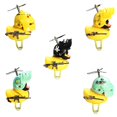 thumbnail image 1 of Motorcycle Handlebar Duck Ornament Small Yellow Duck Helmet Bicycle Ornament, 1 of 3