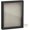 Black, variant on 11x14 Shadow Box Frame, Deep Box Frame with Top Slot and Push Pins, Picture Display Case, Linen Fabric Backing for DIY Craft, Glass Front, Gift Idea, Black