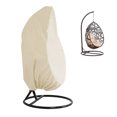 thumbnail image 2 of Wicker Swing Seat Cover Waterproof Patio Egg Chair Covers Wicker Egg Swing Chair Covers Dust-proof Outdoor Chair Cover UV Protection Hanging Chair Cover Furniture Protector Cover Built-in Tighten Rope, 2 of 10