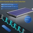 thumbnail image 4 of Proyecto de energía solar para el hogar, lámpara de jardín impermeable para exteriores, lámpara de calle súper brillante, lámpara de calle integrada con inducción del cuerpo humano, 4 of 4
