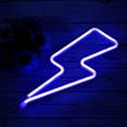 thumbnail image 2 of Letrero LED de neón con forma de luz, decoración de pared para cumpleaños, fiestas, bodas, Navidad y sala de estar (azul), 2 of 5