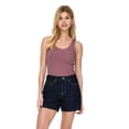 thumbnail image 3 of ONLY Top para mujer - ONLSARA SHARAI LIFEW TANK TOP, encaje, acanalado, cuello redondo, algodón Rosa XL (X-Large), 3 of 6