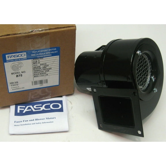 B75 Fasco Centrifugal Blower Assembly 75 CFM 3000 RPM 115 Volts for Dayton 1TDP1 4C004