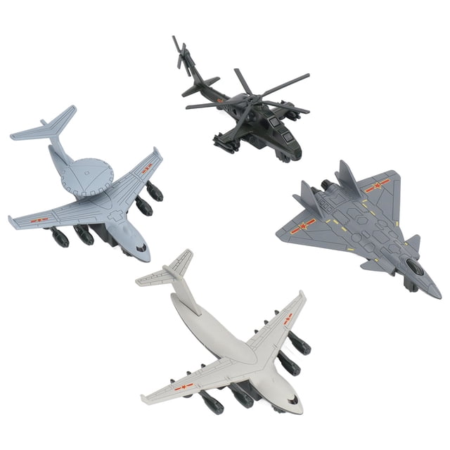 Pull Back Airplane Toy, Alloy Exquisite Aircraft Model Toy For Children Boys For Holiday Party Coating