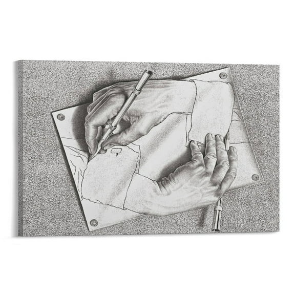 Art Poster MC Escher,Relativity Lattice Aesthetic Room Poster(12) Gifts Canvas Painting Poster Wall Art Decorative Picture Prints Modern Decor 16x24inch(40x60cm)