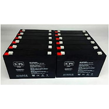 SPS Brand 6V 7 Ah Replacement Battery (SG0670T1) for CF-6V7 PE6V7.2F1 CA160 BSL0925 (12 Pack)