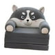 thumbnail image 2 of Sofá cama plegable con forma de animal relleno, sillón cama, sofá perezoso, práctico y portátil, sillón convertible que ahorra espacio para la Perro gris, 2 of 8