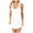 White, variant on AOOCHASLIY Clothes Womens Dresses Summer Women U-Neck Sleeveless Racer Back Solid Sleeveless Sport Casual Skirt Dress