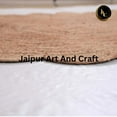thumbnail image 3 of Jaipur Art And Craft Natural Scalloped Oval Shape Jute Area Rug Decorative Carpet for Living Room Rug Size - (2.6x8 Sq Feet), (31x96 Inches), (78x240 CM), 3 of 6